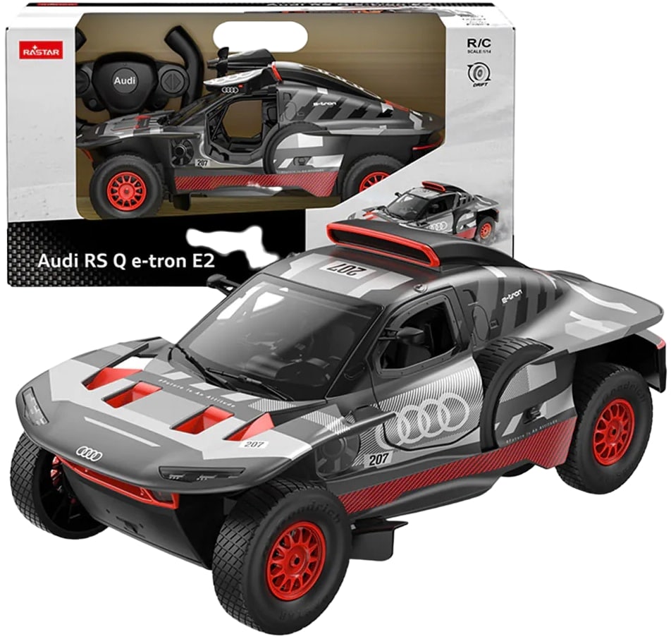 Mașină cu radiocomandă Rastar - Audi RS Q E-tron E2, 1:14