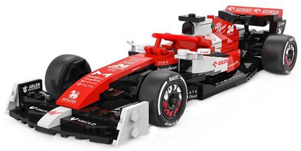 Mașină de asamblare Rastar - Formula Alfa Romeo F1 C42, 1:24, 340 piese