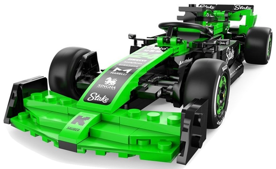 Mașină de asamblat Rastar - Formulă Stake F1 Team Kick Sauber C44, 1:24, 333 piese
