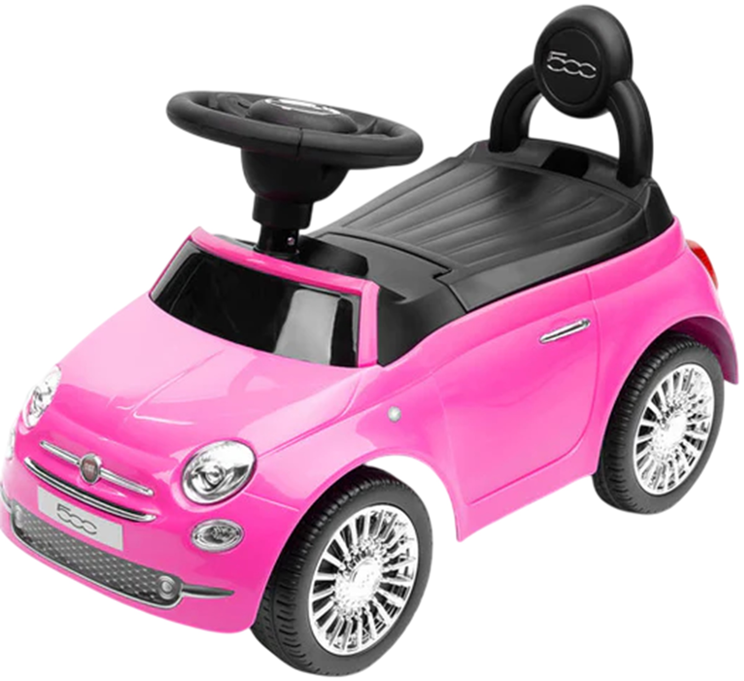 Mașină de călărit  Caretero Toyz - Fiat 500, roz