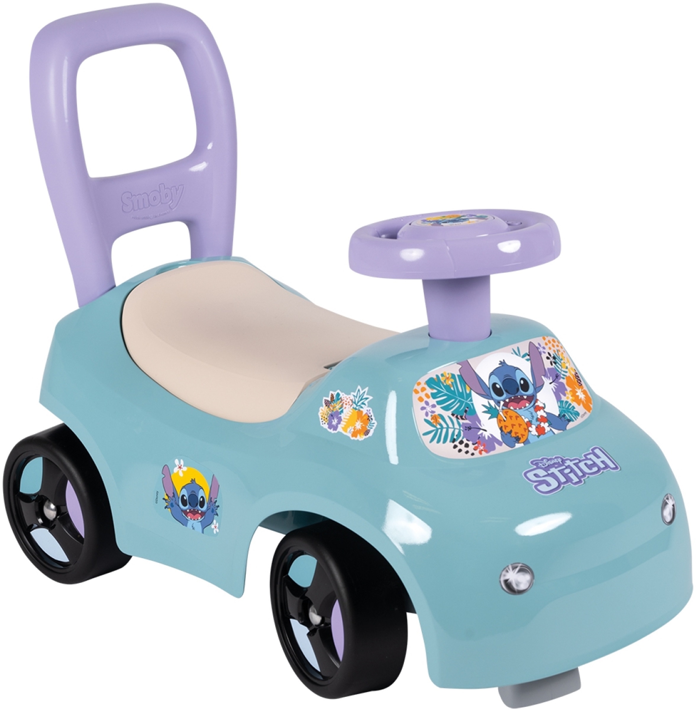 Mașină pentru călărie Smoby - Disney Stitch Auto Ride-On