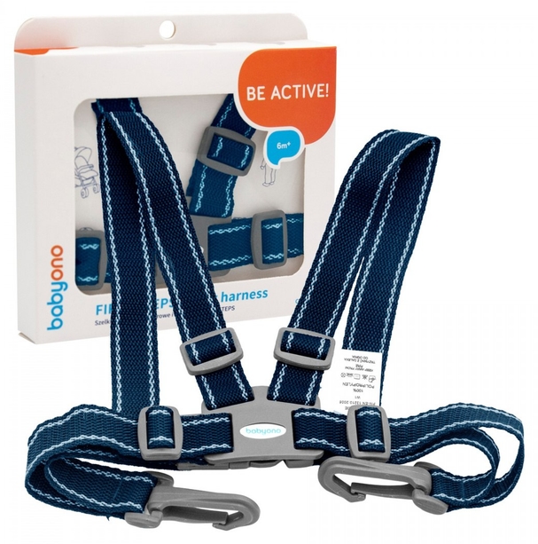 Centură pentru mers Babyono - First Steps, bleumarin