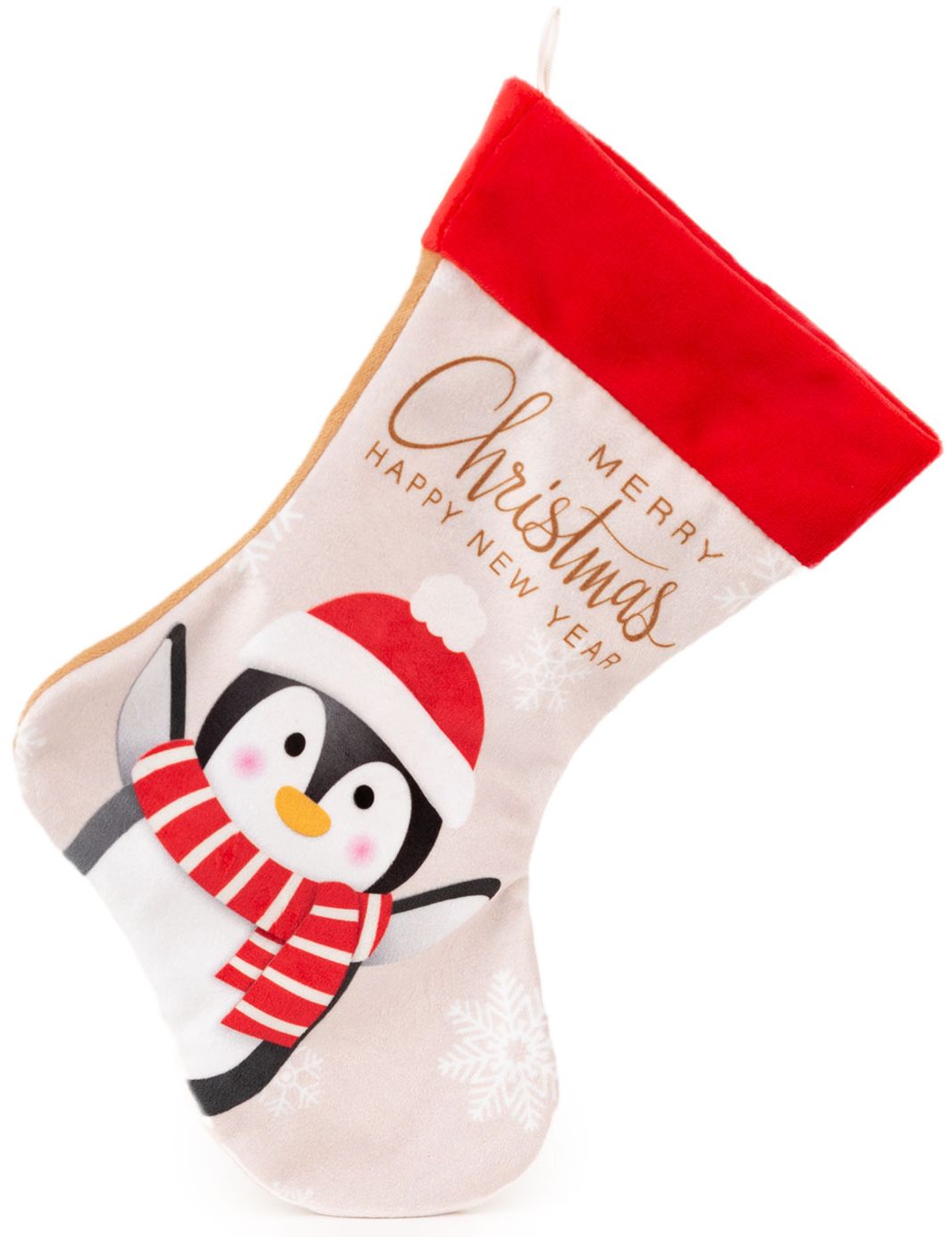 Ciorap de Crăciun  Amek Toys - Pinguin, 28 cm