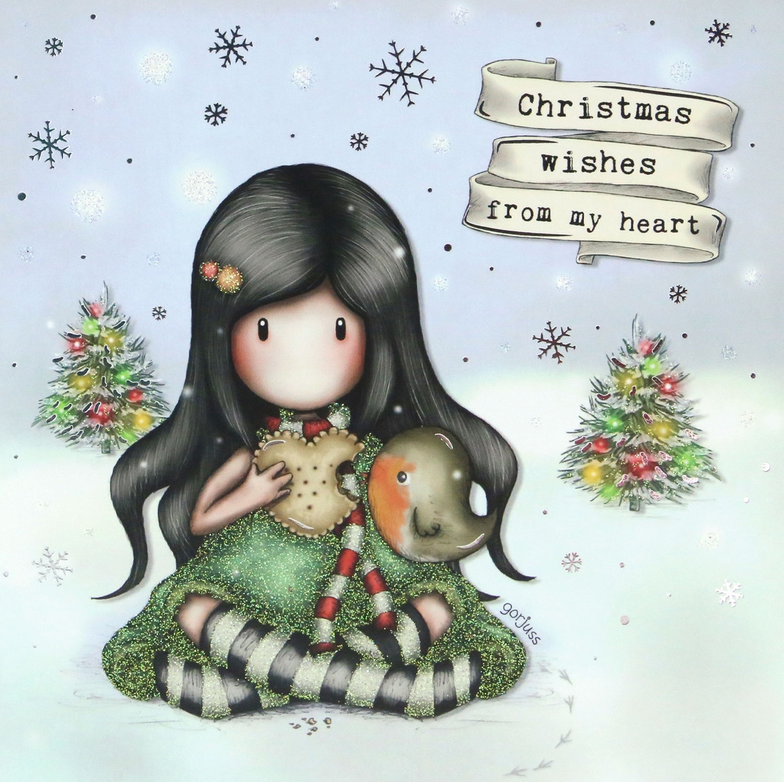 Felicitare de Crăciun Santoro Gorjuss - Christmas Friend