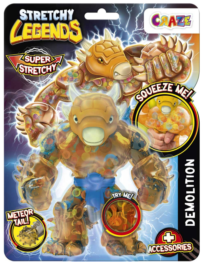 Figură extensibilă de colecție Craze Stretchy Legends - Demolition