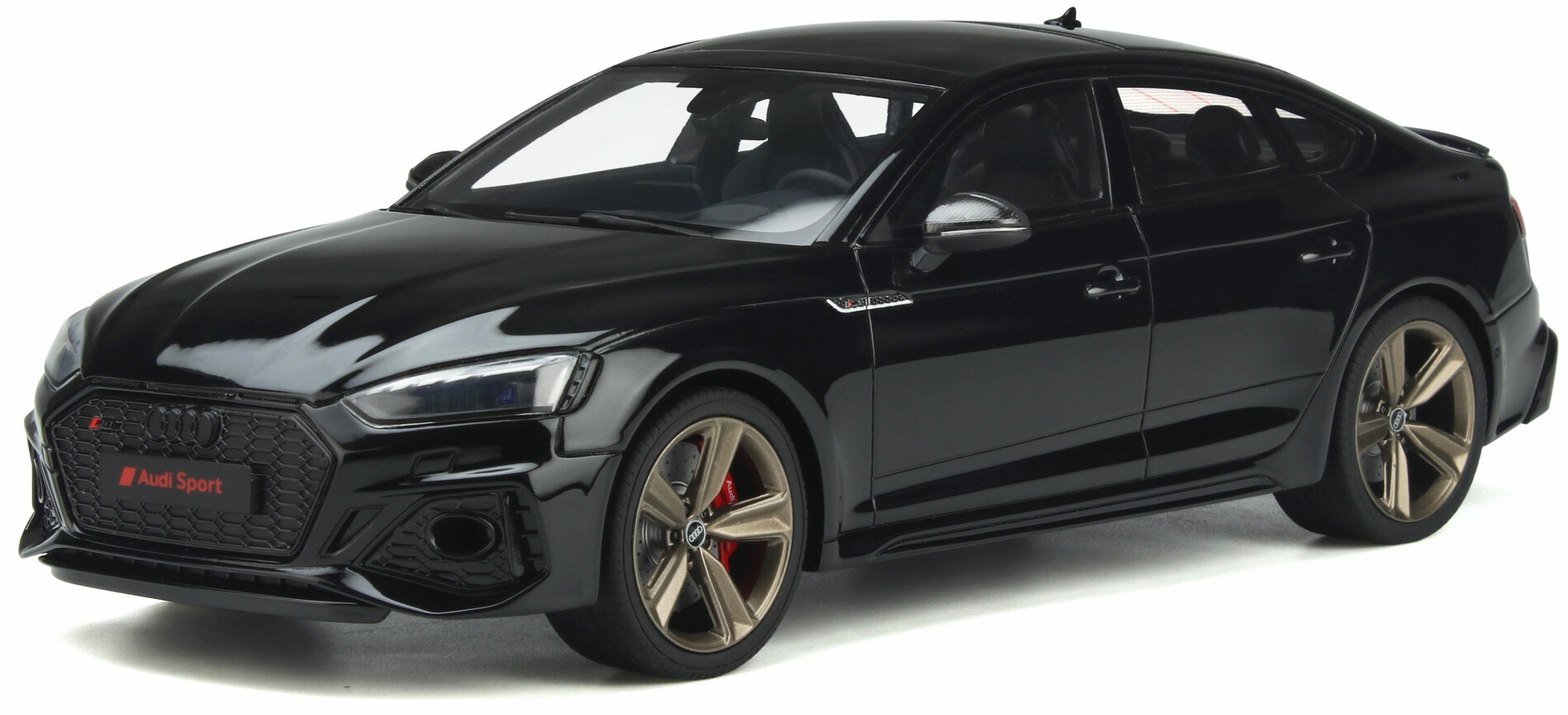 Model de colecție GT Spirit Modern: Mașini - Audi RS5 (B9) Sportback (Mythos black)  (2020)