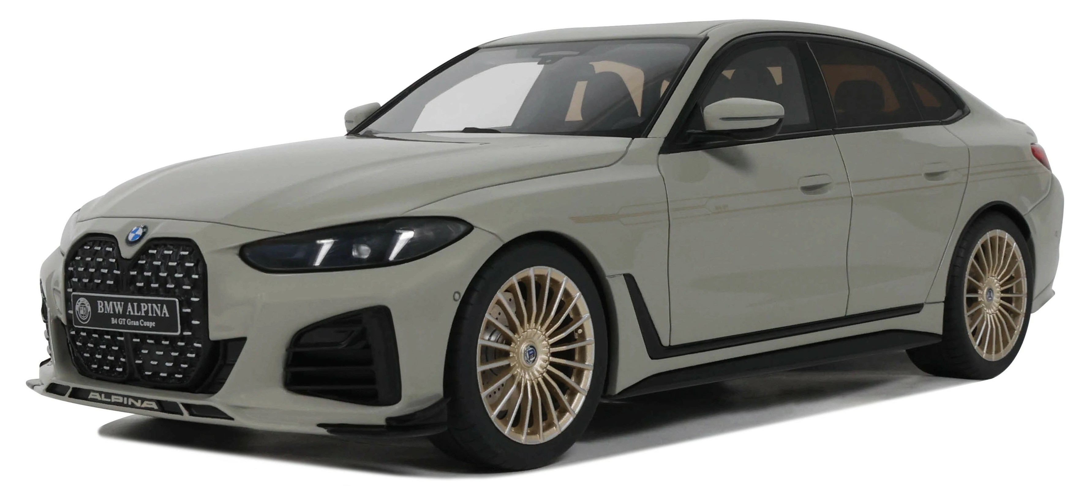 Model de colecție GT Spirit Modern: Automobile - BMW Alpina B4 GT, Fashion Grey, 2024