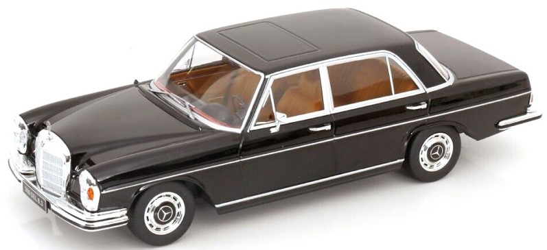 Model de colecționar KK Scale Modern: Mașini  - Mercedes-Benz 300 SEL 6.3 (W109) (1967-1972) (Black) (KKDC181211)