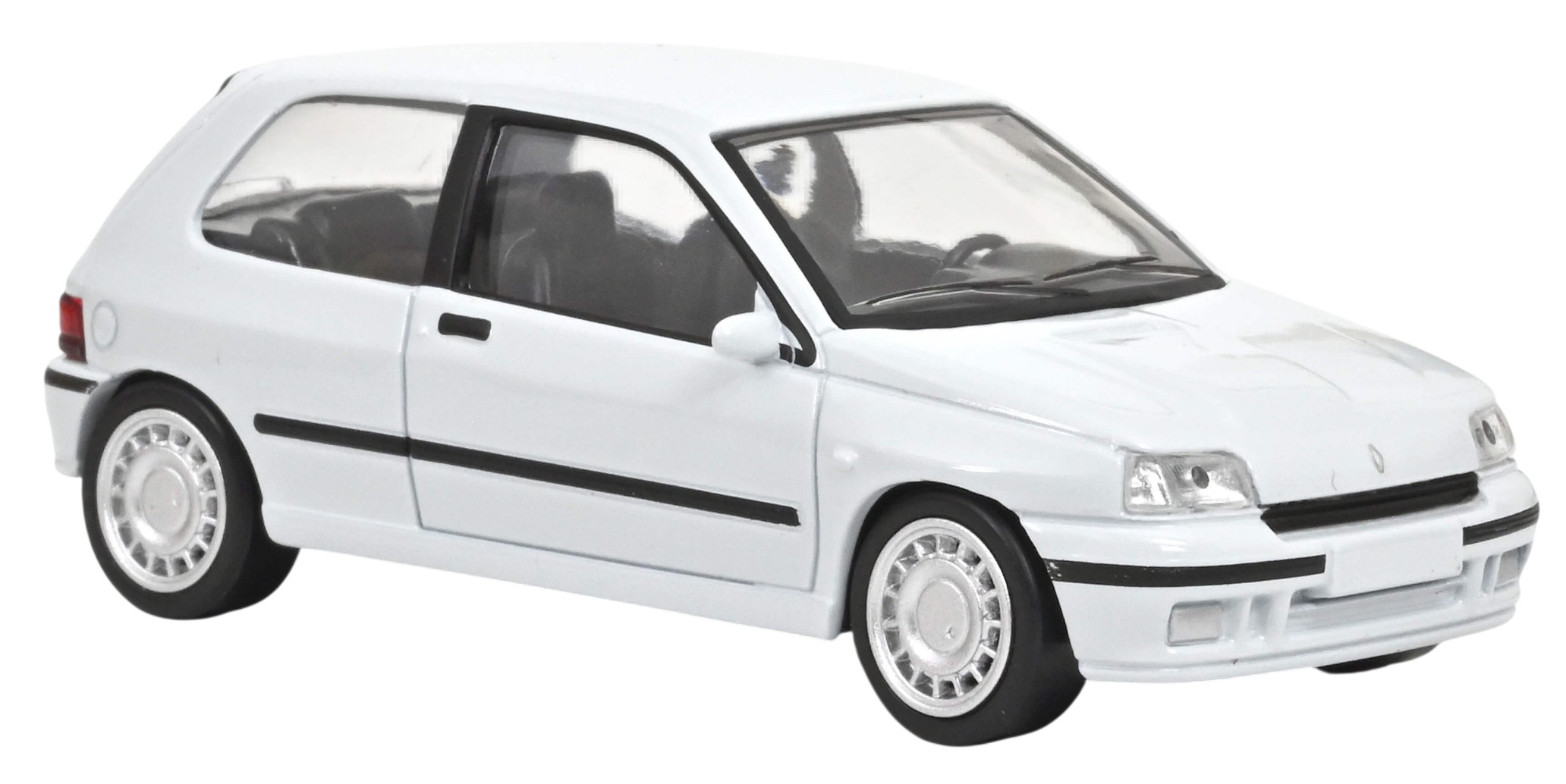 Model colecționabil NOREV Retro: Automobile - Renault Clio 16S (White Jet-car) (1991)