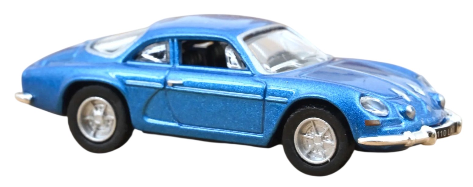 Model colecționar NOREV Modern: Mașini Alpine A110 1973 albastru metalizat