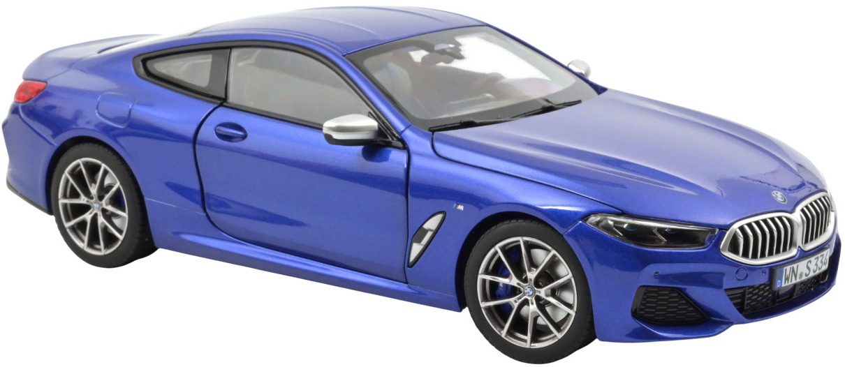 Model de colecție Norev Modern: Mașini - BMW M850i (2019) (Blue metallic)