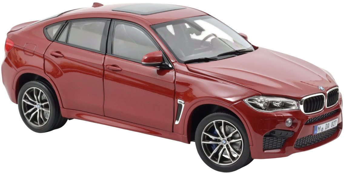 Model de colecție Norev Modern: Mașini - BMW X6 M (2015) (Red metallic)