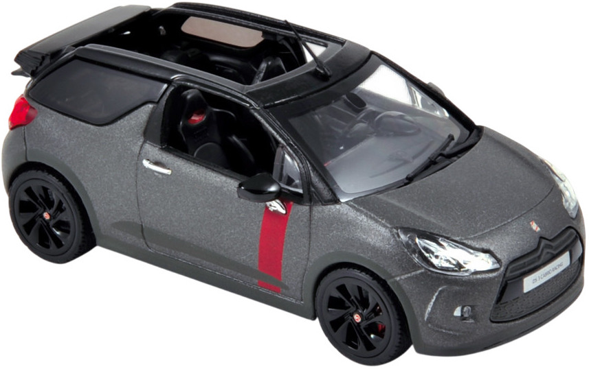 Model de colecție  Norev Modern: Mașini  - Citroën DS3 Cabrio Racing (2014) (Matt grey)