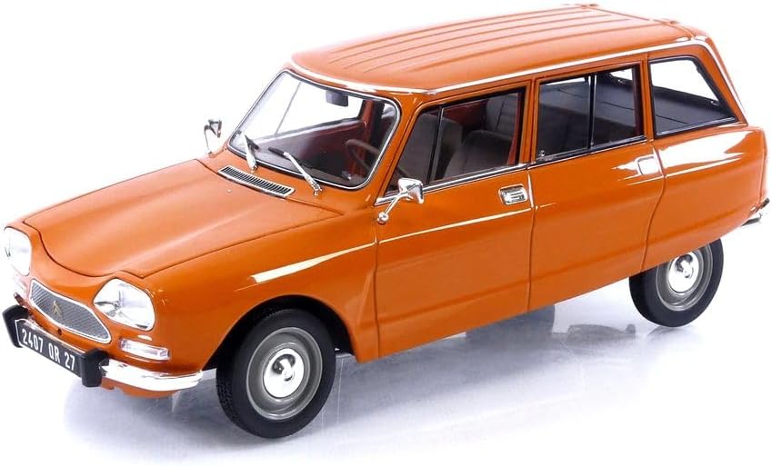 Model de colecție  Norev Modern: Mașini  - Citroen Ami 8 Break (1975)  (Tenere Orange)