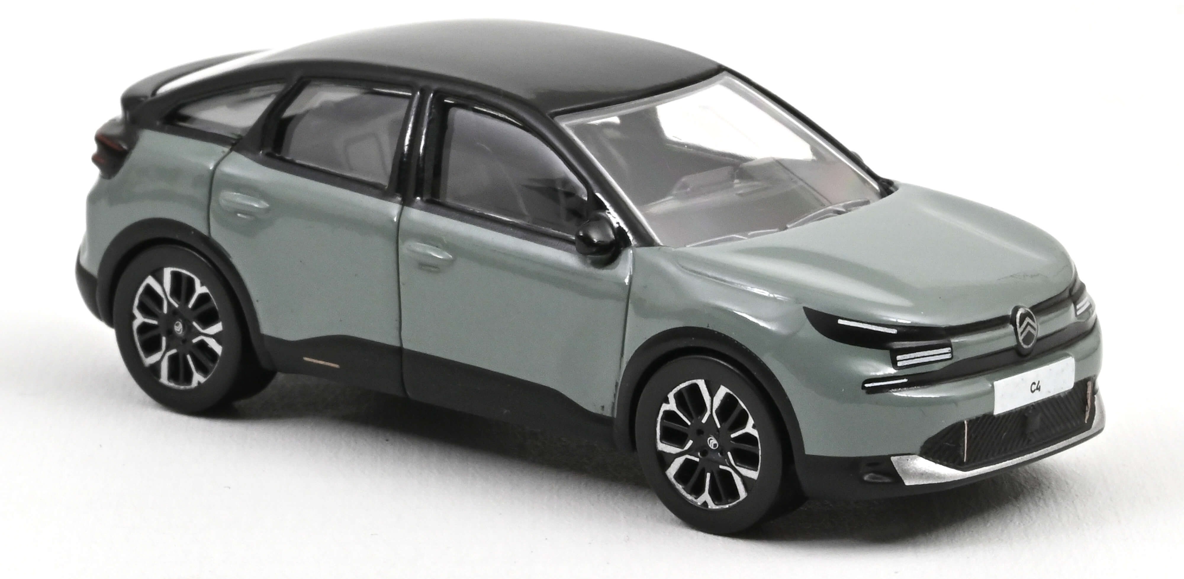 Model de colecționar  NOREV Modern: Mașini  - Citroen C4 2025 Manhattan Green and Black