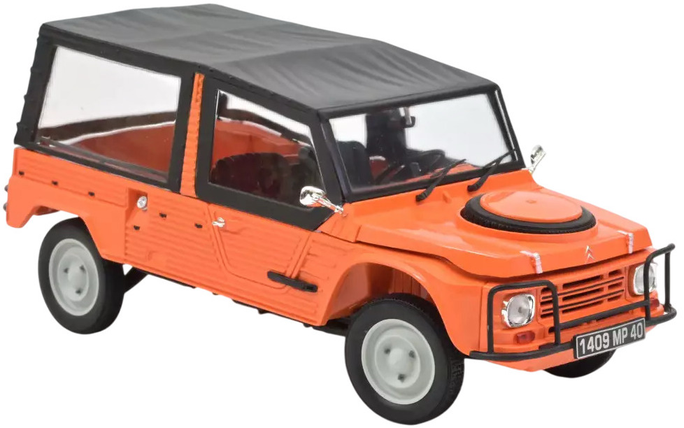 Model de colecție Norev Modern: Mașini  - Citroen Mehari 4x4 (1979) (Kirghiz Orange)