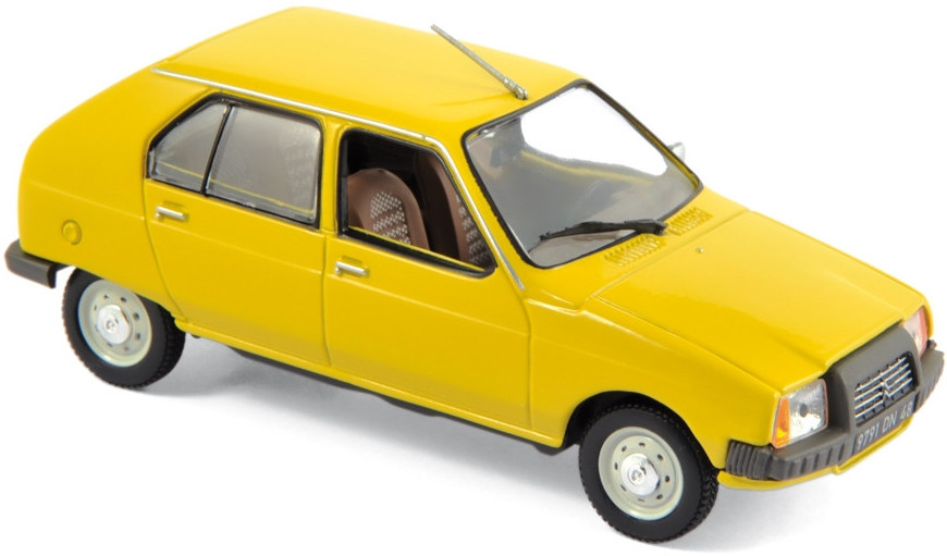 Model de colecție  Norev Modern: Mașini  - Citroen Visa Club (1979) (Mimosa Yellow)