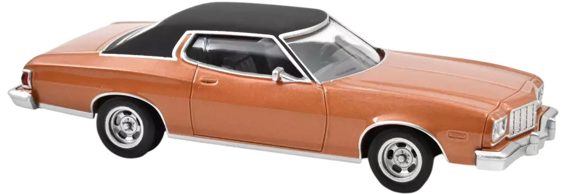 Model de colecție  Norev Modern: Mașini  - Ford Gran Torino (1974) (Chestnut Brown) Jet-car