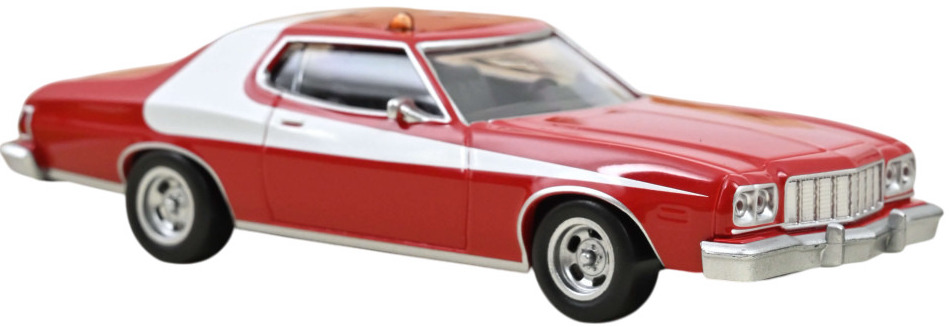 Model de colecție  NOREV Modern: Mașini  - Ford Gran Torino (1975) Starsky and Hutch Jet-car