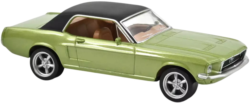Model de colecție  Norev Modern: Mașini  - Ford Mustang Coupé (1968) (Metallic Green) Jet-car