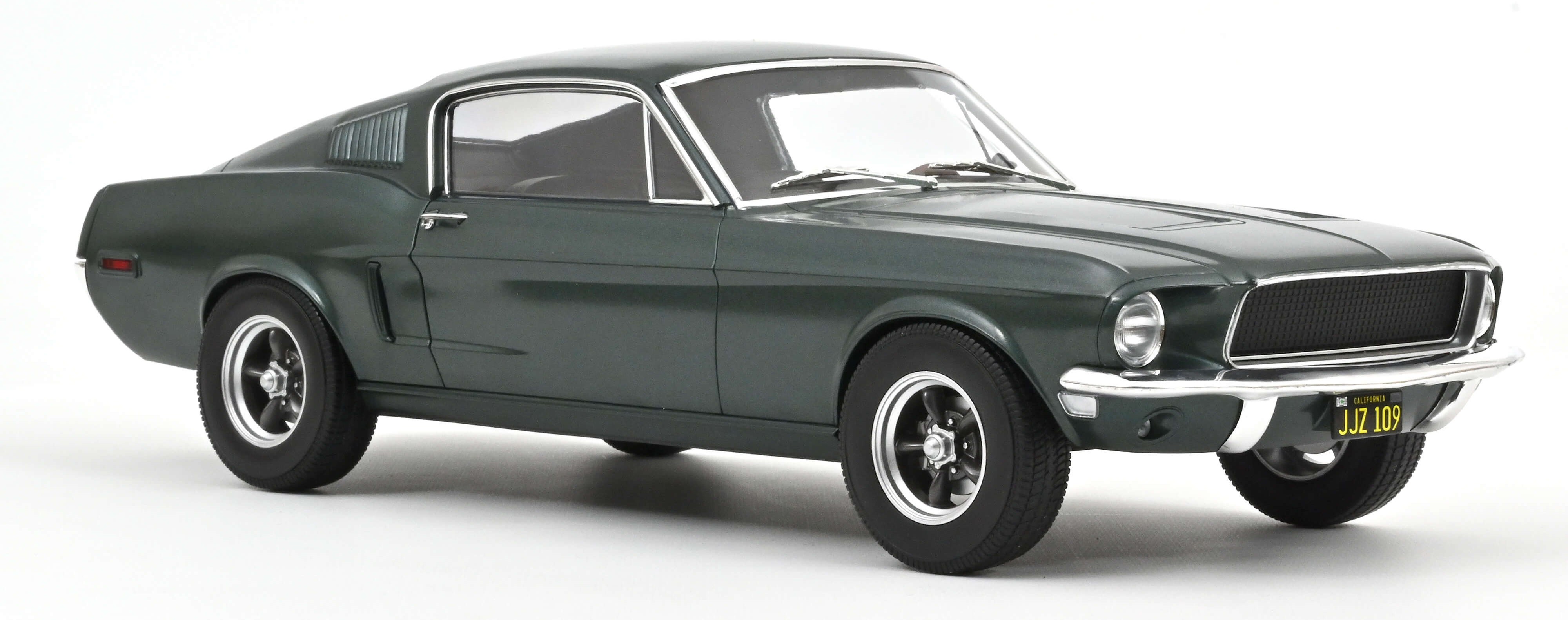 Model colecționar NOREV Contemporary: Automobile - Ford Mustang Fastback 1968 Satin Green metallic