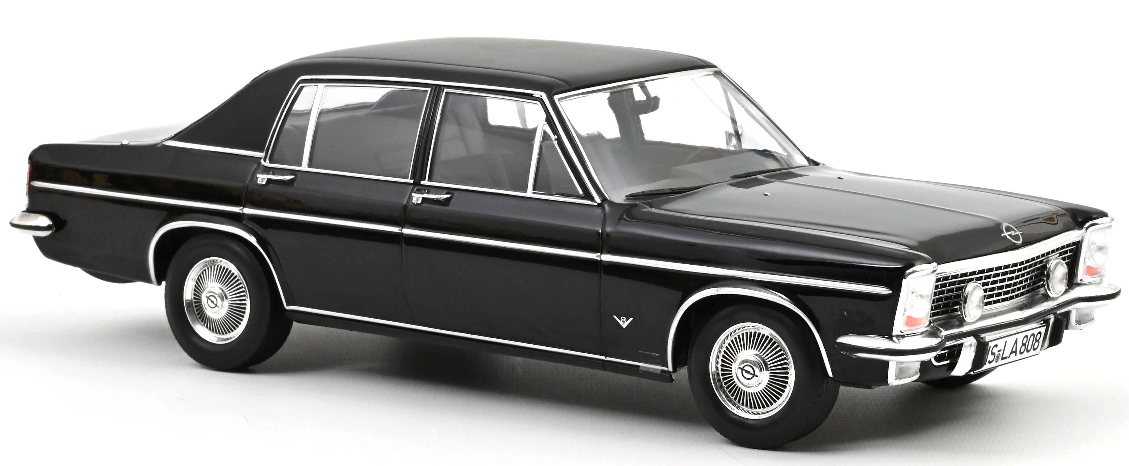 Model de colecție NOREV Modern: Mașini - Opel Diplomat V8 (1969) (Black)