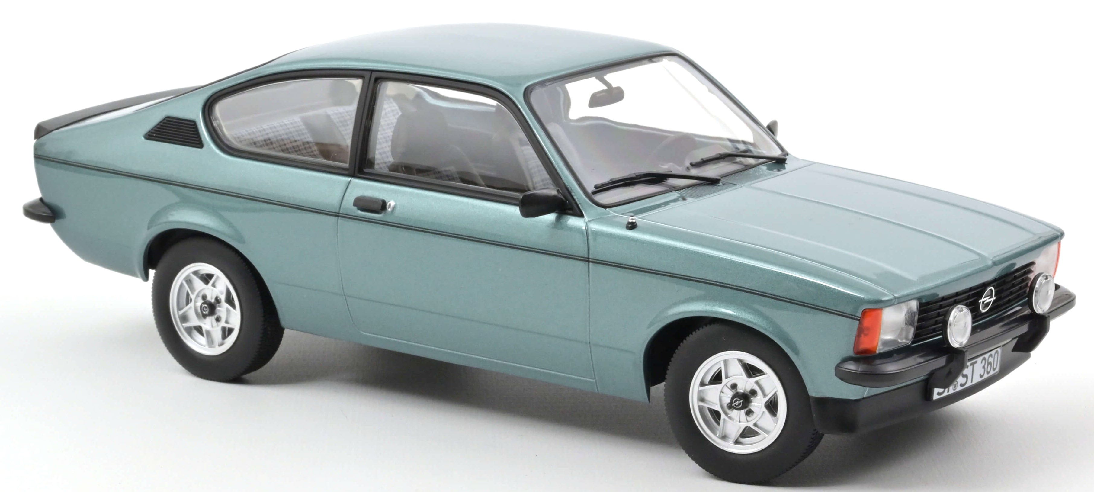 Model de colecție  NOREV Modern: Мașini - Opel Kadett Rallye Winterfest (1978) (Turquoise)