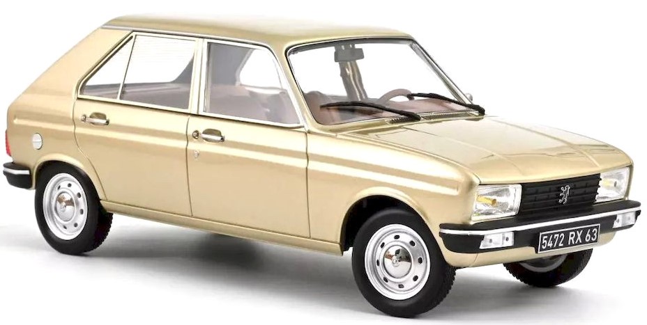 Model de colecție  NOREV Modern: Мașini - Peugeot 104 GR (1981) (Beige metallic)