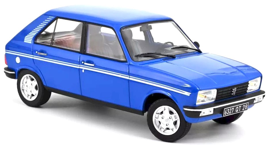 Model de colecție  NOREV Modern: Мașini - Peugeot 104 S (1981) (Ibis Blue)