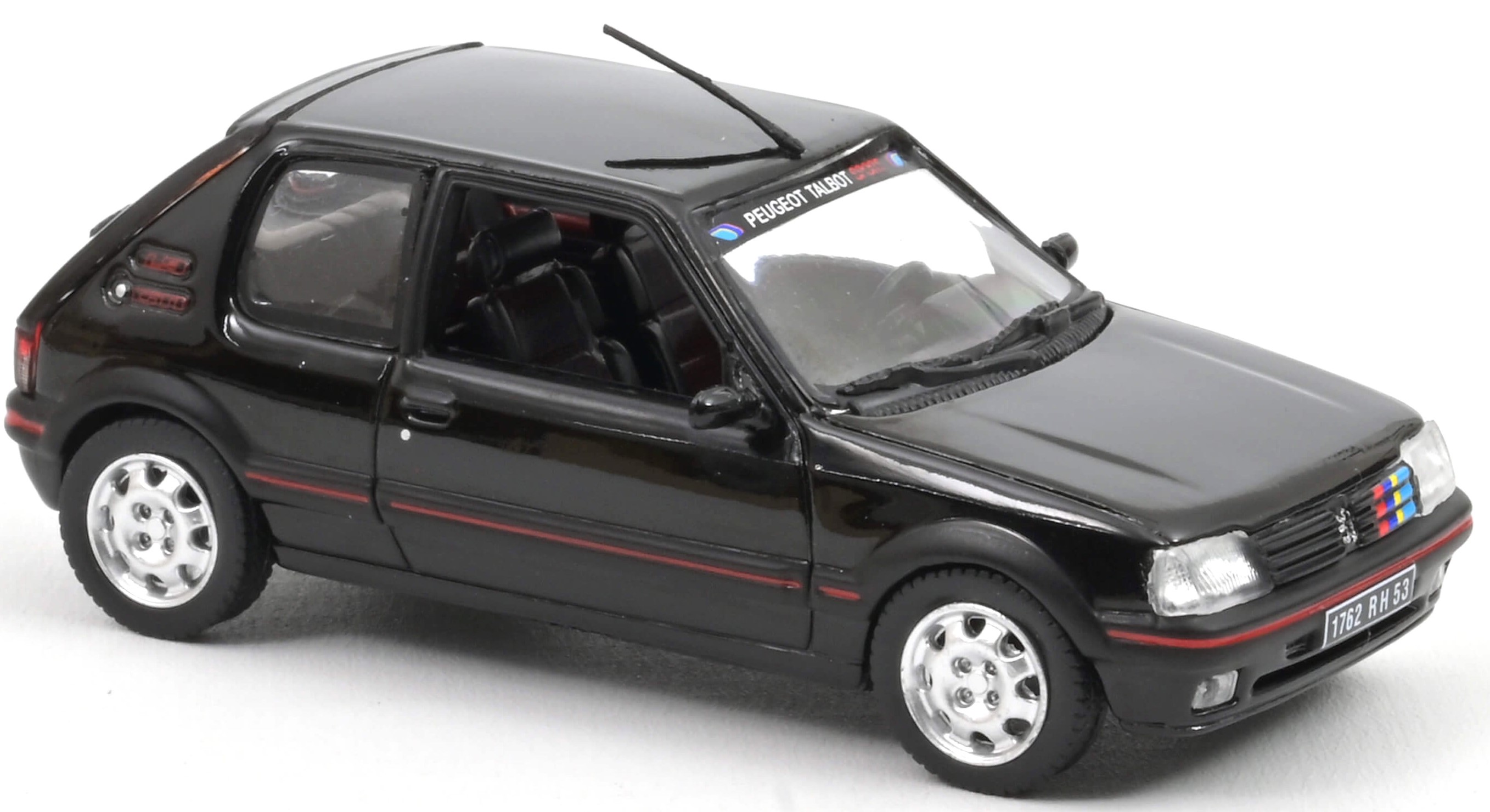 Model de colecție  NOREV Modern: Мașini - Peugeot 205 GTi 1.9 (1992) (Black with PTS deco)