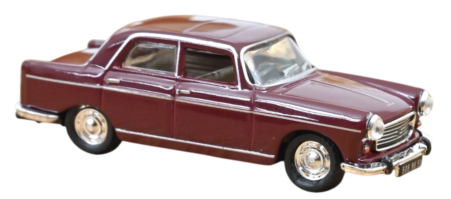 Model de colecționar  NOREV Modern: Mașini  - Peugeot 404 1968 Algue Brune