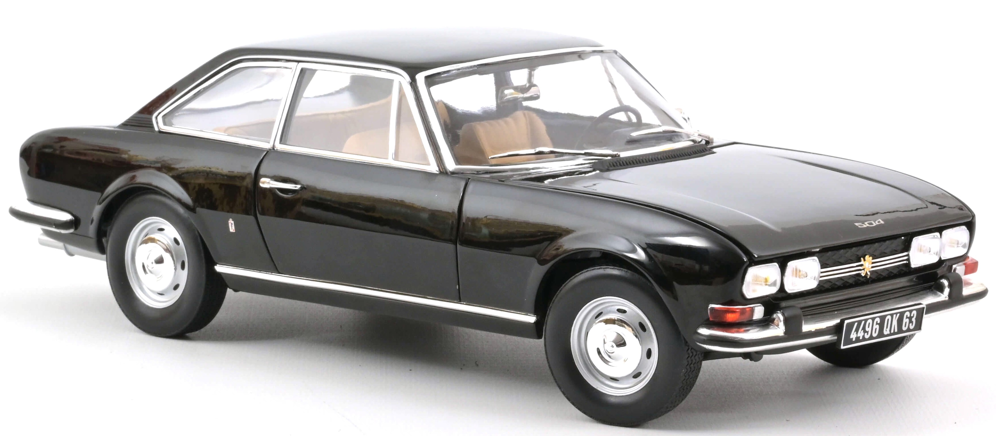 Model de colecție  NOREV Modern: Мașini - Peugeot 504 Coupe (1969) (Black)