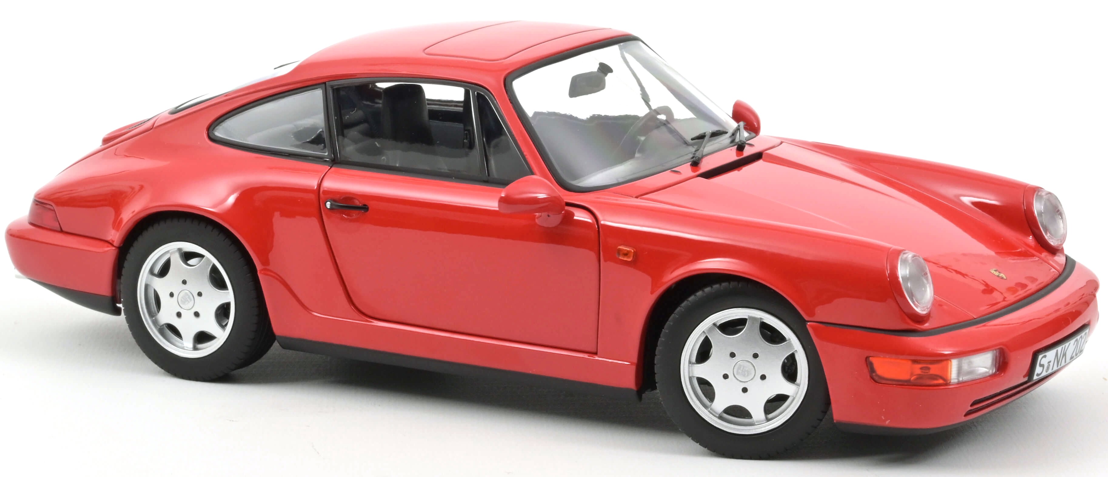 Model de colecție NOREV Modern: Mașini - Porsche 911 Carrera 2 (1990) (Red)