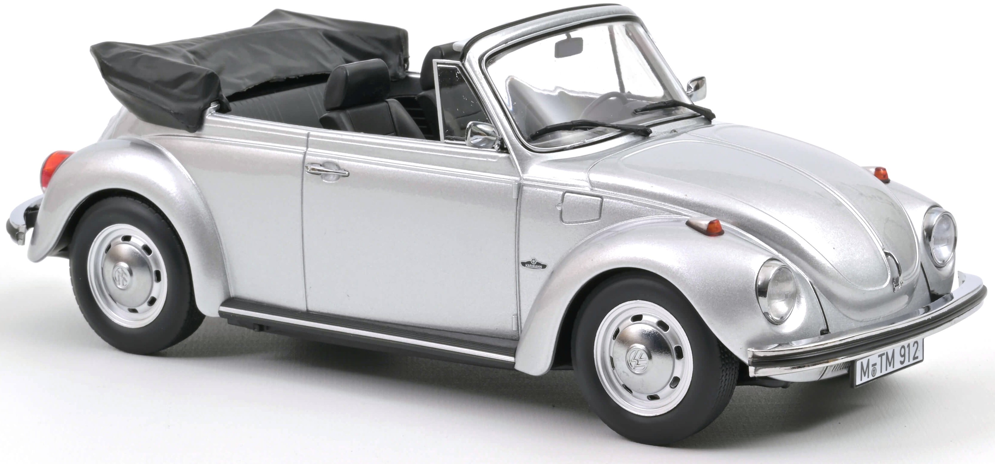 Model de colecție NOREV Modern: Mașini - Volkswagen 1303 Cabriolet (1973) (Silver)