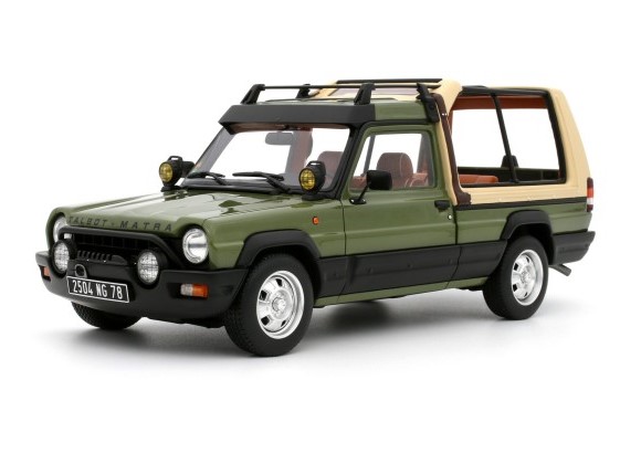 Model de colecție  OTTOMobile Limited Edition Modern: mașini - Matra-Simca Talbot-Matra Rancho Decouvrable (Green) (1981)