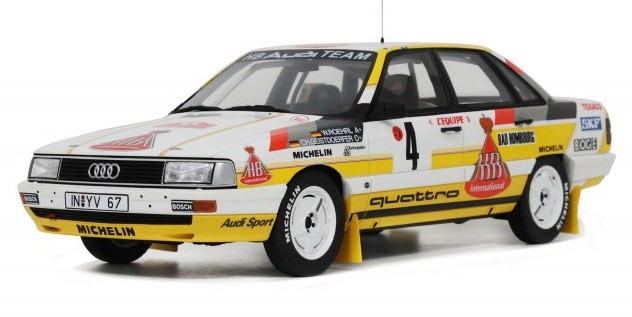 Model de colecție  OTTOMobile Curse: Mașini - AUDI 200 QUATTRO WHITE MONTE CARLO (1987)