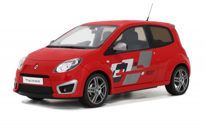Model de colecție  OTTOMobile Modern: mașini - RENAULT TWINGO RS PHASE 1 (RED) (2008)