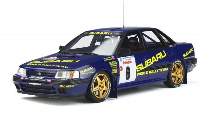 Model de colecție  OTTOMobile Modern: mașini - Subaru Legacy RS Gr.A Tour de Corse (1993)