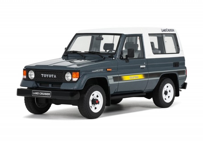 Model de colecție  OTTOMobile Modern: mașini - TOYOTA LAND CRUISER LJ 73 (GREY) (1987)