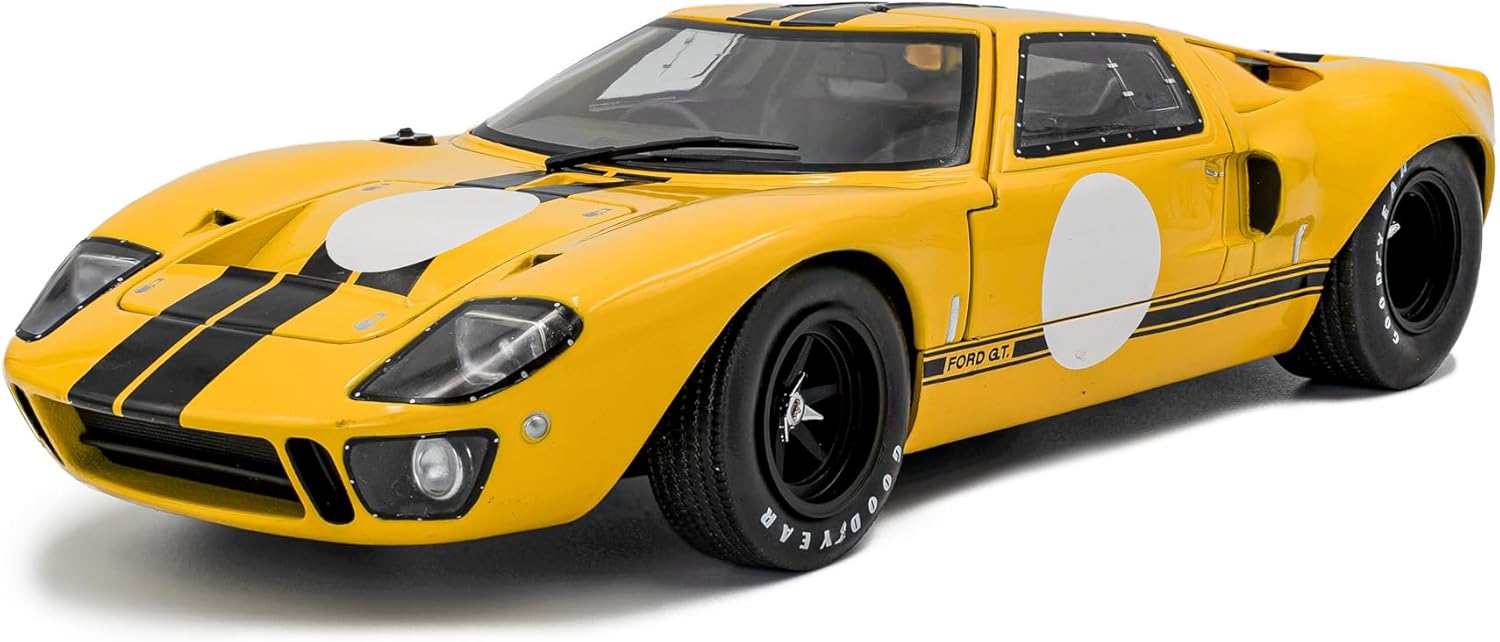 Model de colecționar  SOLIDO Curse: Mașini  - Ford GT40 Mk.1, Yellow, 1968
