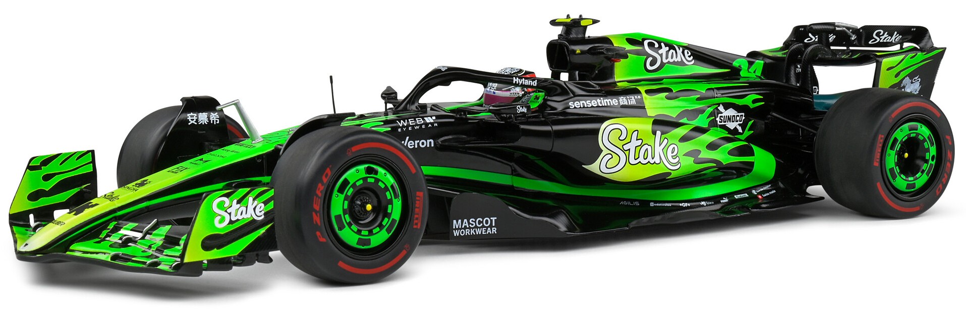Model de colecționar  SOLIDO Curse: Mașini  - Kick Sauber F1 Team C44 #24 Z.Guanyu, Las Vegas GP, Black, 2024