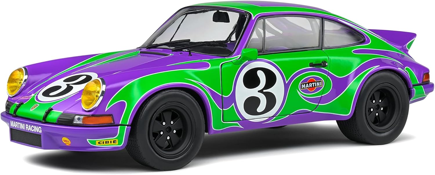 Model de colecționar  SOLIDO Curse: Mașini - Porsche Purple Hippy Tribute Purple 1973