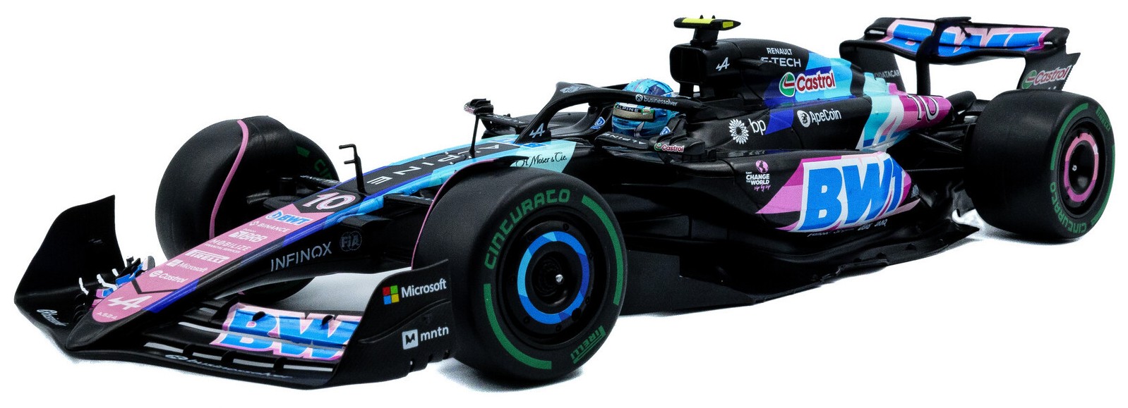 Model de colecționar  SOLIDO Curse: Mașini  - Alpine F1 Team A524 #10 P.Gasly, Brazilian GP, Blue, 2024