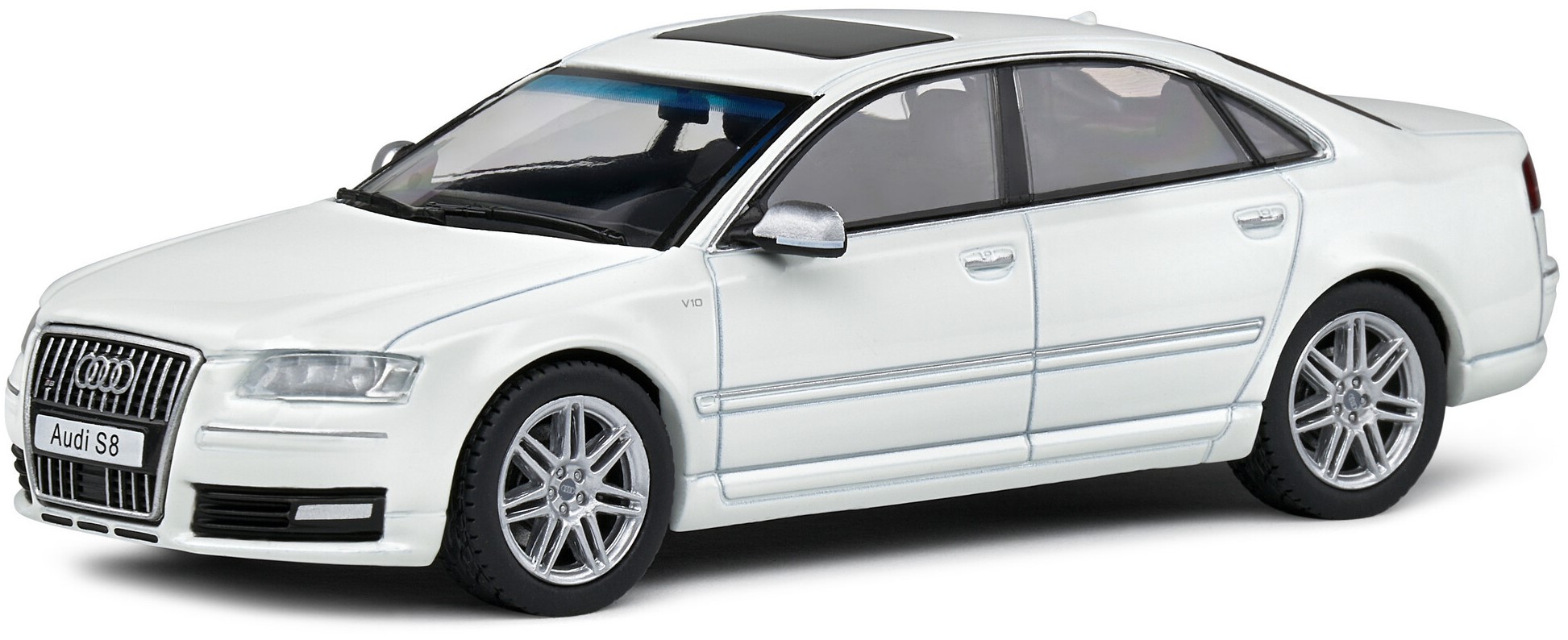 Model de colecție SOLIDO Modern: Mașini - Audi S8 (D3) (White) (2010)