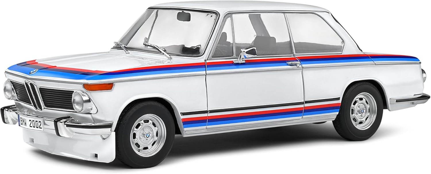 Model de colecție  SOLIDO Moderne: Automobile  - BMW 2002 TII Turbo Evocation White 1971