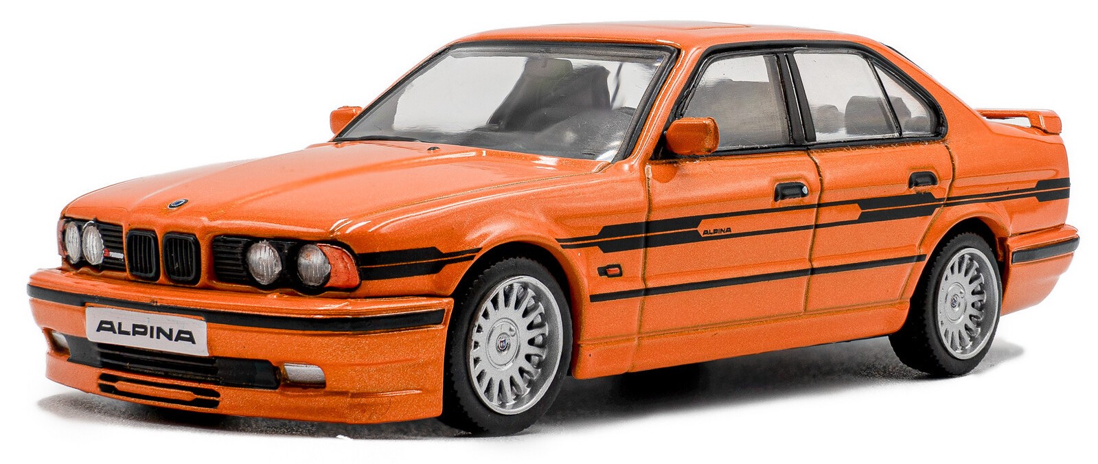 Model de colecție  SOLIDO Moderne: Automobile  - BMW Alpina B10 (E34) BiTurbo, Orange, 1994