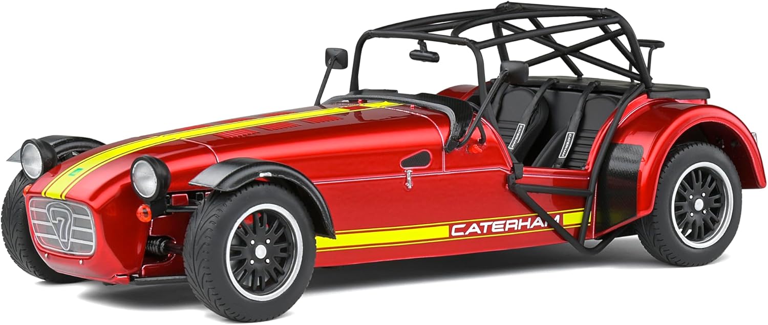 Model de colecție SOLIDO Modern: Mașini - Catheram Seven 275 Academy (Metallic Red &amp; Yellow) (2014)