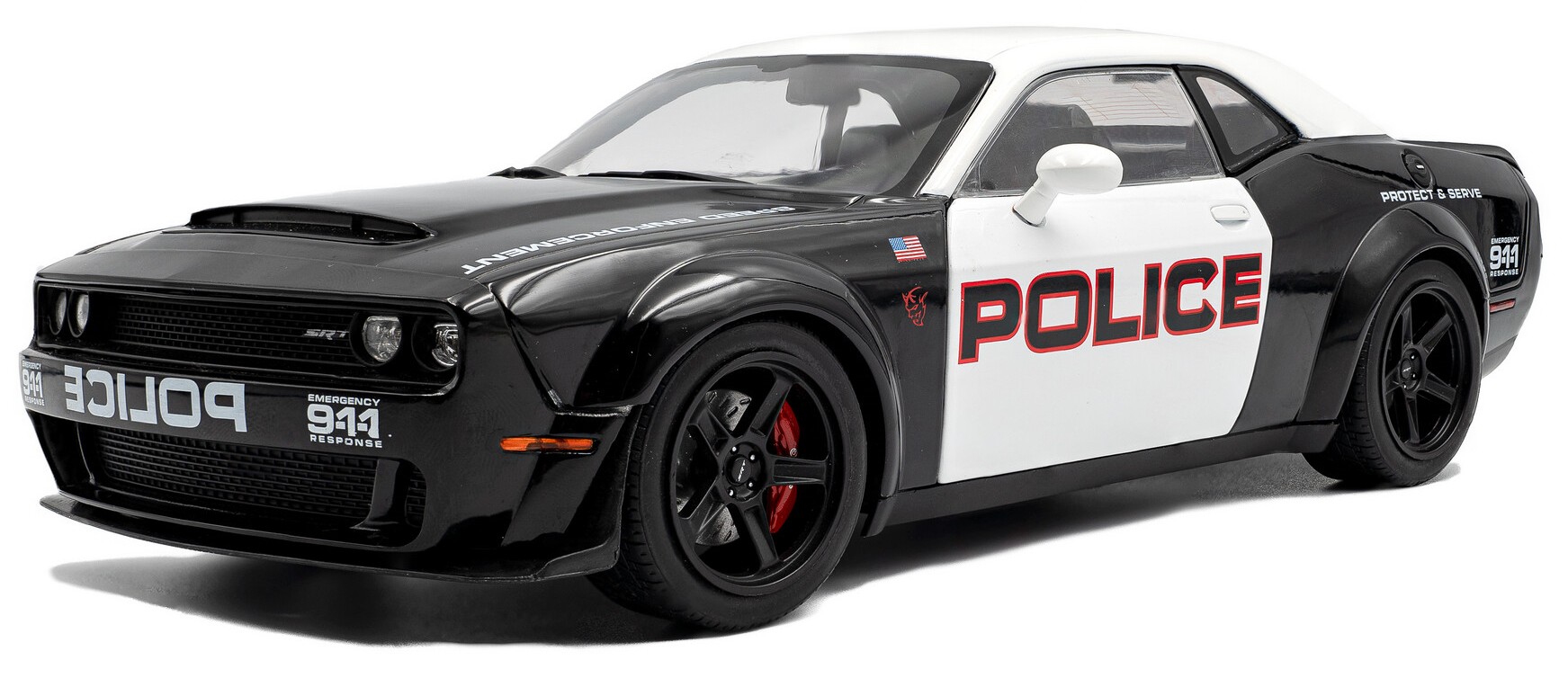 Model de colecție  SOLIDO Moderne: Automobile  - Dodge Challenger Demon, Highway Police, 2023