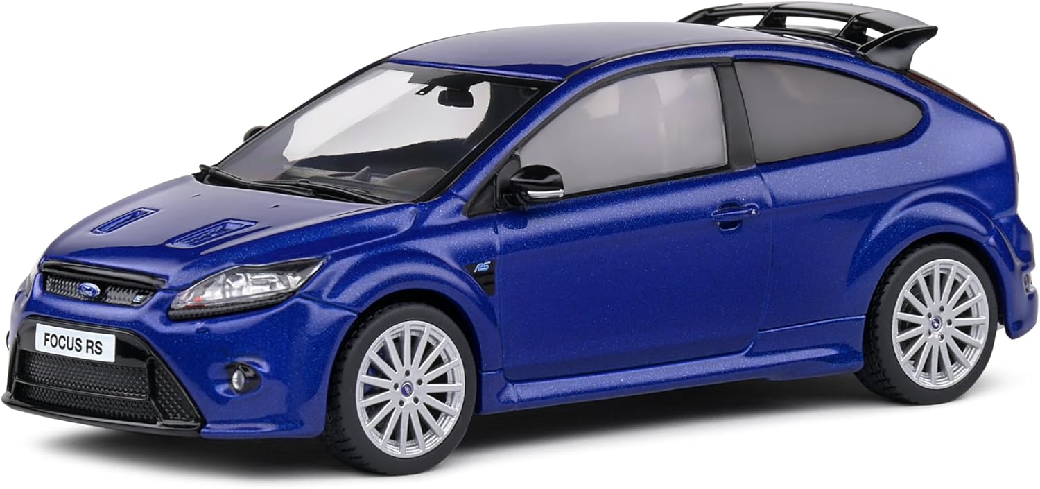 Model de colecționar  SOLIDO Modern: Mașini  - Ford Focus Mk II RS, Blue, 2010