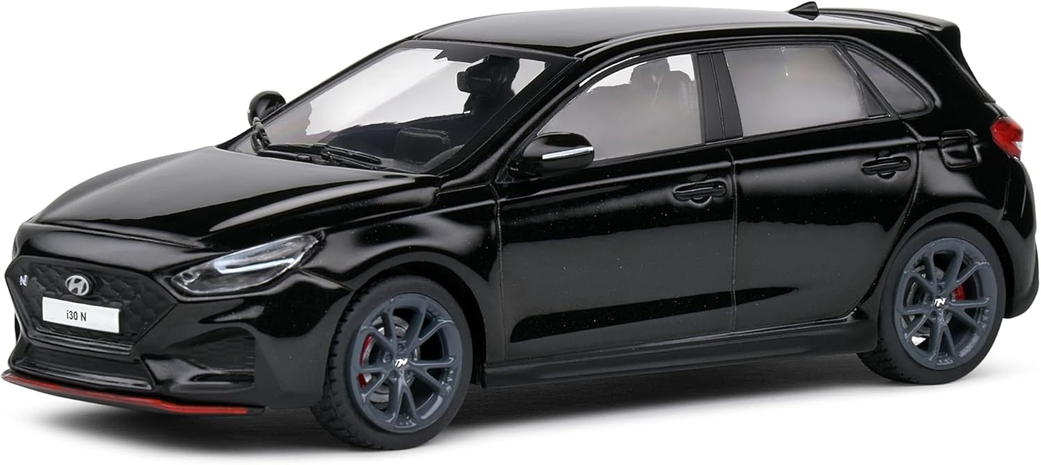 Model de colecție SOLIDO Modern: Mașini - Hyundai i30 N  (Black) (2022)